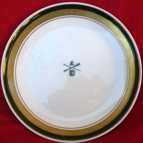 SIDE PLATE : 18cm DIAMETER : HUGUENOT ROYALE : S.A. PARLIAMENTARY EMBLEM
