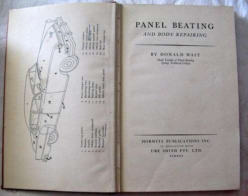 Panel Beating and body Repairing by Donald Wait hardcover 1st 1955