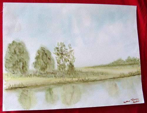 BREDA : WATERCOLOUR : 40x30cm : UNFRAMED :  CYNTHIA JOHNSON
