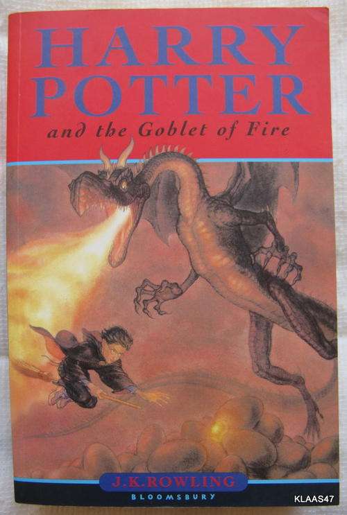 Harry Potter and the Goblet of fire by J.K Rowling  paperback