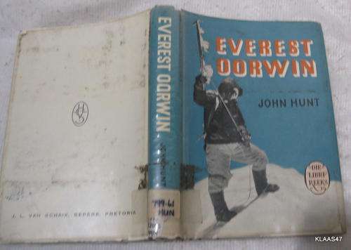 Everest  oorwin  deur John Hunt hardeband