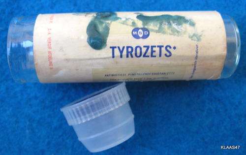 TYROZETS : EMPTY CONTAINER : (MSD PRODUCT) :