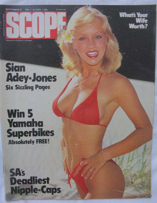Scope Sept 1981 Sian Adey - Jones .SA Deadliest Nipple -Caps .The Village Idiots .
