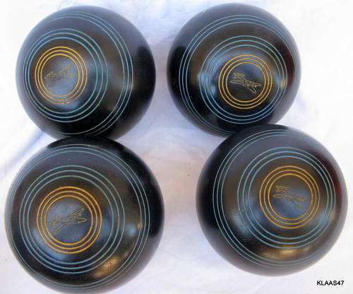 lawn bowls - woods: Hemselite Championship SABA Official 5" RY 793, 2nd hand, well used (With odds)
