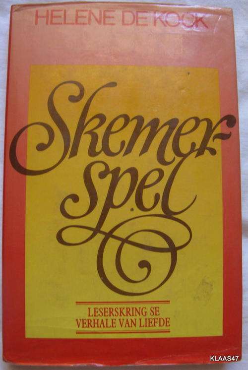 Skemer Spel - Helene de Kock - Hardeband 1982 (Leserskring verhale van Liede)