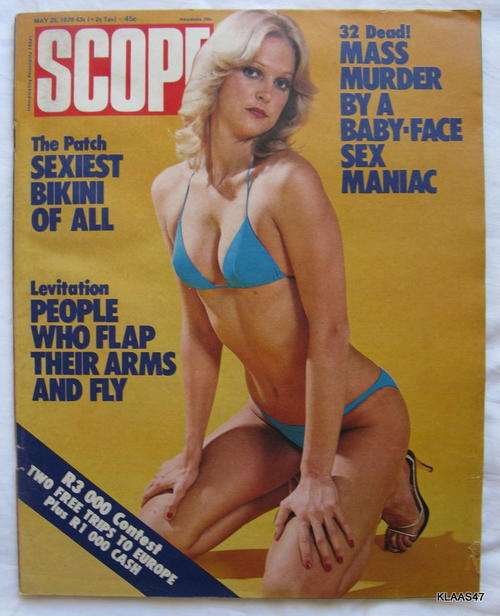Scope May 1979 Sexiest bikini of all .My life with Elvis .Bianca Jagger .Ship Killers