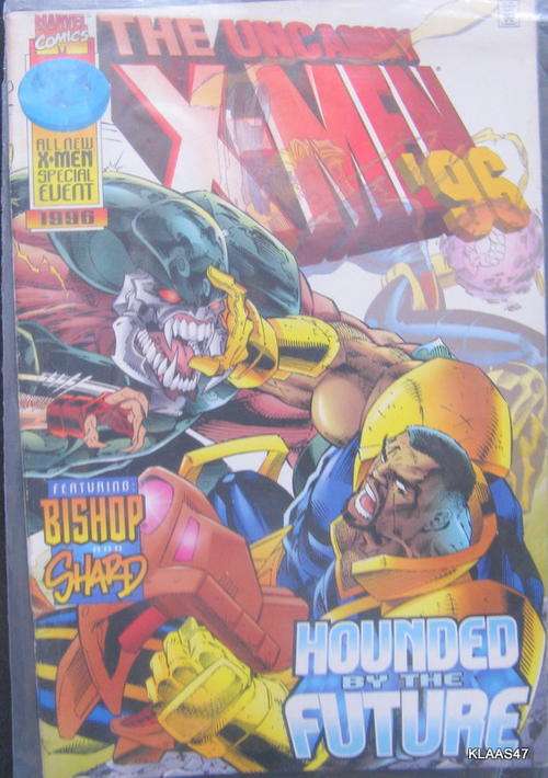 X- Men Hounded by the future.Marvel comics 1996 .All new X men  special event  .in plastics
