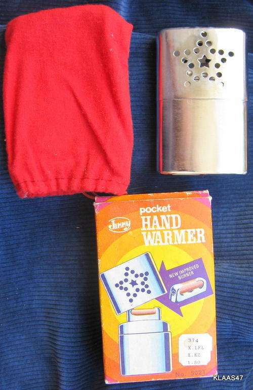 POCKET HAND WARMER : JIMMY : 8.5x 5.5x1.8cm