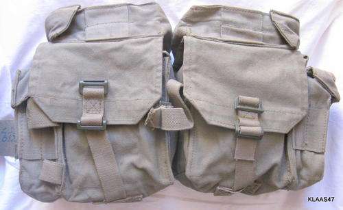 SADF : BELT WITH TWO POUCHES : BELT - 95cm LONG : POUCHES 20x27x9cm