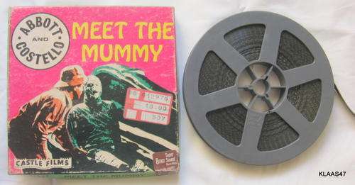 Meet the Mummy : Abbott and Costello : Castle  films : 8MM - SUPER SOUND - BLACK & WHITE