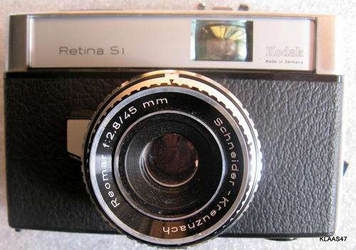 KODAK : RETINA S1 : MADE IN GERMANYWITH BLACK COVER : SPOOL WINDS/SHUTTER JAMMED : *GOOD FOR DISPLAY