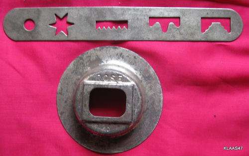 ROSE - NO 10 : COOKIE CUTTER ATTACHMENT FOR MINCING MACHINE