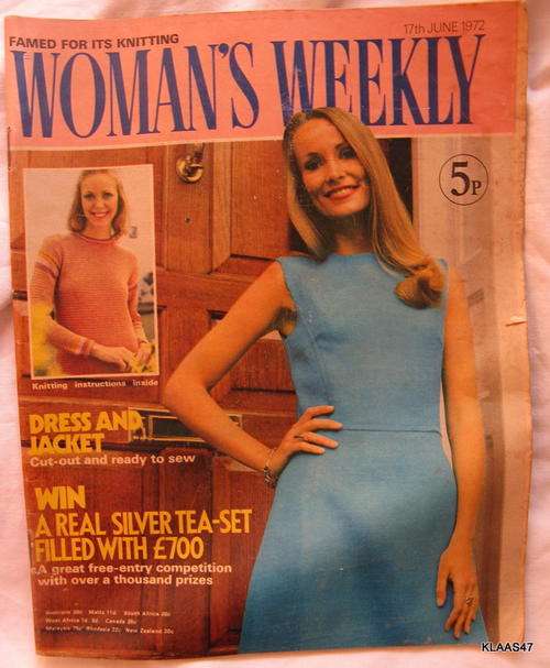 Woman's Weekly June 1972 pp (Famed for its Knitting )