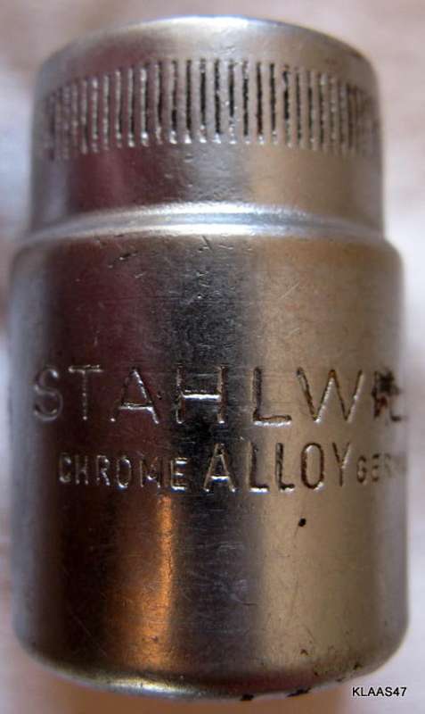 STAHLWILLE - SOCKET - CHROME ALLOY - GERMANY - NO.19