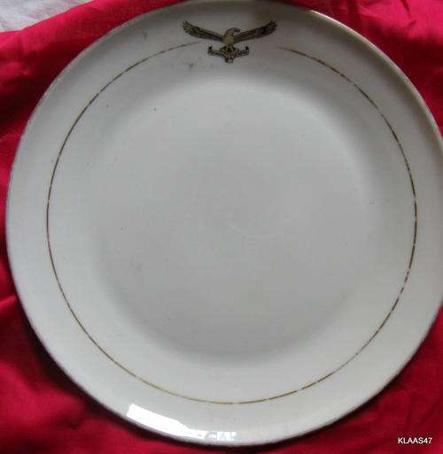 HUGUENOT CHINA : 22.5cm DINNER PLATE : SA AIRFORCE MESS