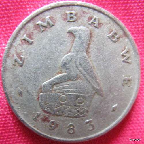 ZIMBABWE : 1983 : 5 CENT  (CUPRO NICKEL)