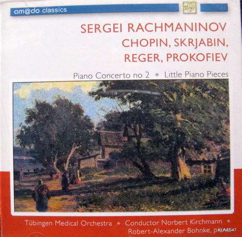 SERGEI  RACHMANINOV - CHOPIN - SKRJABIN - REGER - PROKOFIEV - LC7709