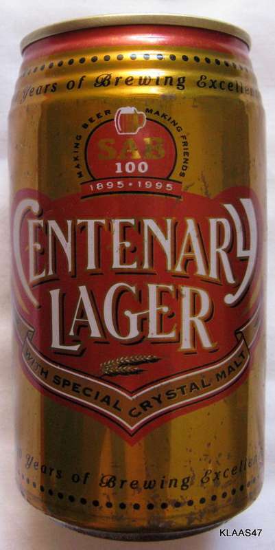 SAB CENTENARY LAGER : 1895 -1995 : SEALED TIN