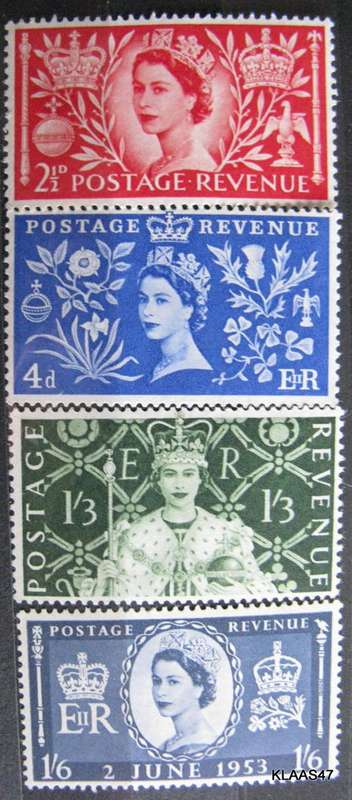 ELIZABETH II : 1953 CORONATION SET : MINT