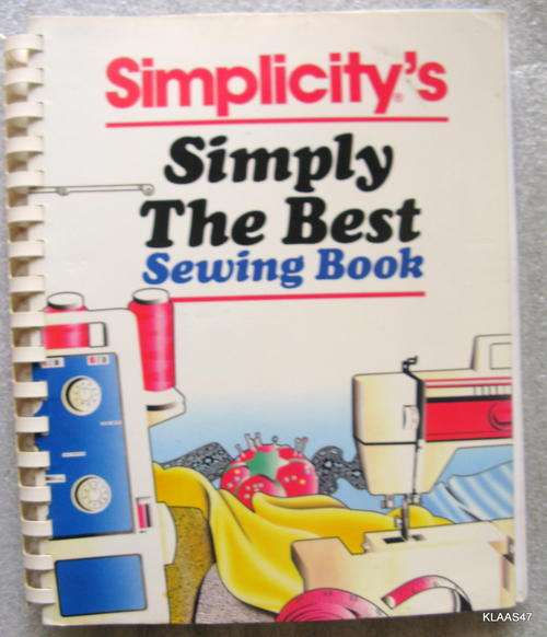 Simplicity's . Simply the best  Sewing book ( Fashion illustrations by Marha Vaughan )