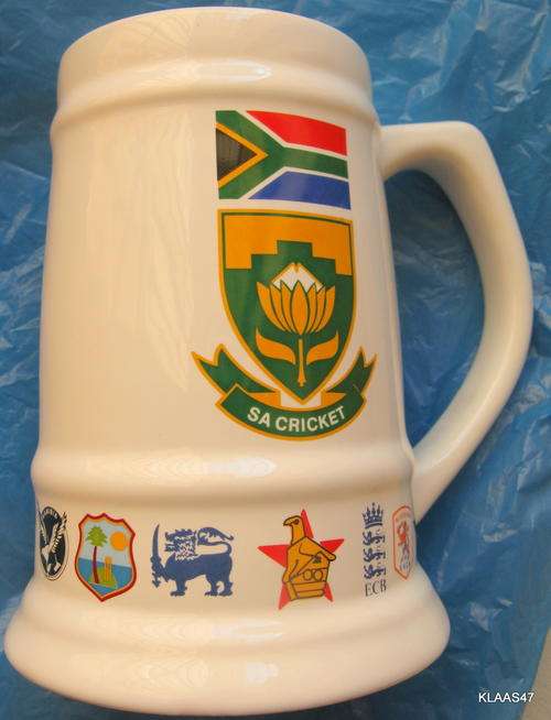 COMMEMORATIVE MUG : ICC Cricket World Cup South Africa 2003 : OFFICIAL LICENCED PRODUCT