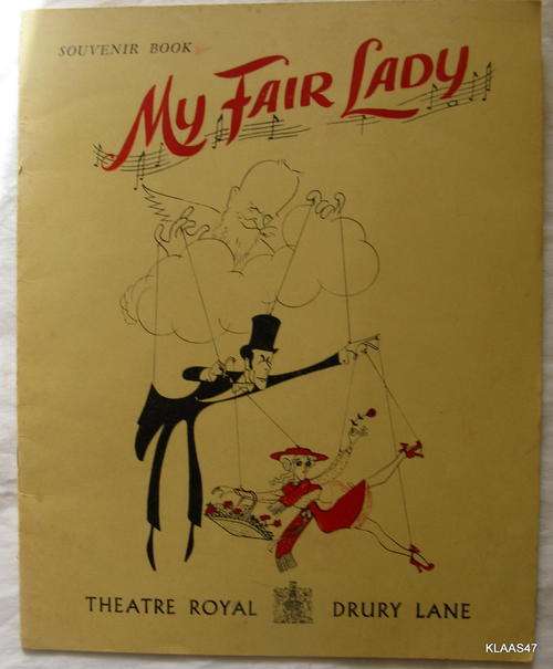 Theatre Royal - Drury Lane - My Fair Lady - Souvenir book - With 3 Ticket Stubs 13/5/60