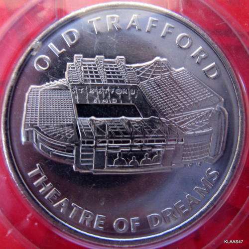MANCHESTER UNITED COLLECTORS MEDAL (OFFICIAL MERCHANDISE)