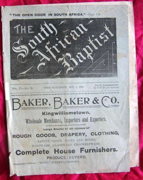 The South African Baptist - October 1900