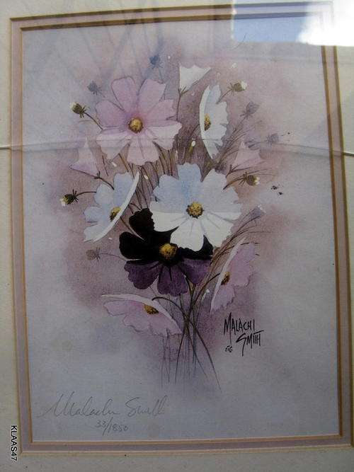 UNFRAMED SIGNED PRINT NO 33/1850 of COSMOS by MALACHI SMITH