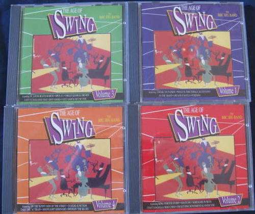 THE AGE OF SWING : THE BBC BIG BAND : 4 CD'S - VOL 1,2,3, &4 : OS0091