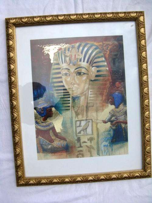 FRAMED EGYPTIAN THEME PRINT by JOADOOR