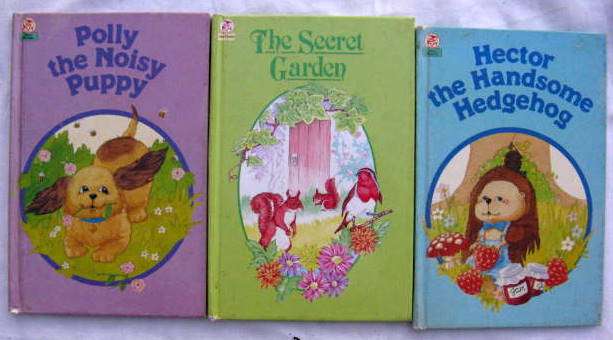 3 LITTLE OWL BOOKS : POLLY THE NOISY PUPPY - THE SECRET GARDEN - HECTOR THE HANDSOME HEDGEHOG