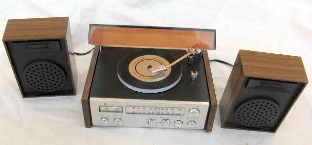 RADIO : DOMICO : MODEL DL-1441 : MINI HOME STEREO AMPLIFIED SYSTEM AM RECEIVER : MADE IN HONG KONG