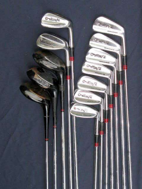 MAXFLI - AUSTRALIAN BLADE : DUNLOP - 3.4.5.6.7.8.9.PW.SW. : GRADIDGE 1.2.3. (SET WITH 12 PIECES)