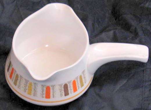 NORITAKE : MARDI GRAS : 9019 : GRAVY BOAT : DIAMETER 9cm - 7.5cm DEEP