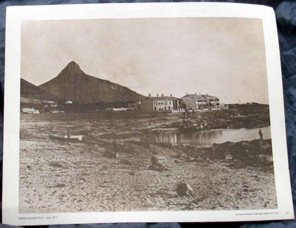 THREE ANCHOR BAY, circa 1875 : 41X33cm : (E2132)