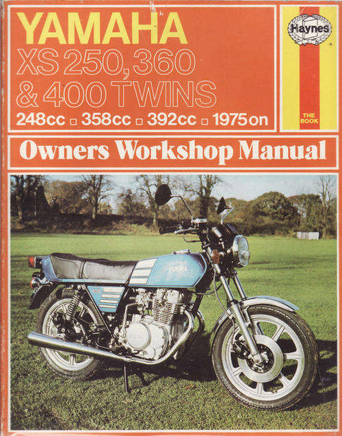 YAMAHA  OWNERS WORKSHOP MANUAL  XS 250,360 & 400 TWINS  HARDCOVER