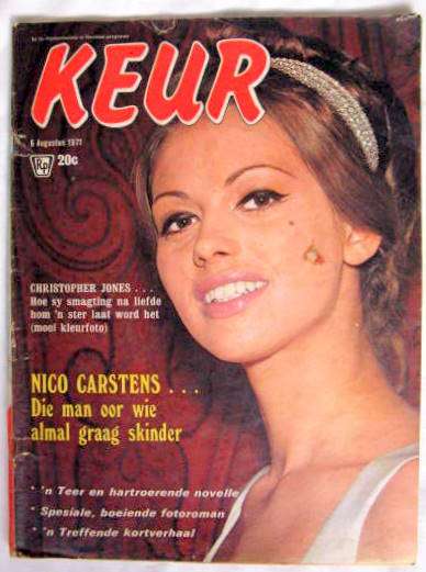 KEUR : 6 AUGUSTUS 1971 : MET FOTOROMAN "MY HART AS PAND"