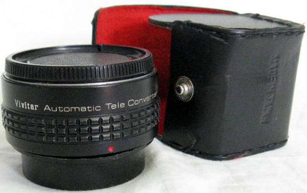 VIVITAR : AUTOMATIC TELE CONVERTER 2X-22 : LENS MADE IN JAPAN : IN COVER