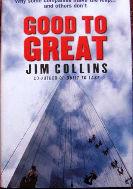 GOOD TO   GREAT BY  JIM COLLINS  HARDCOVER