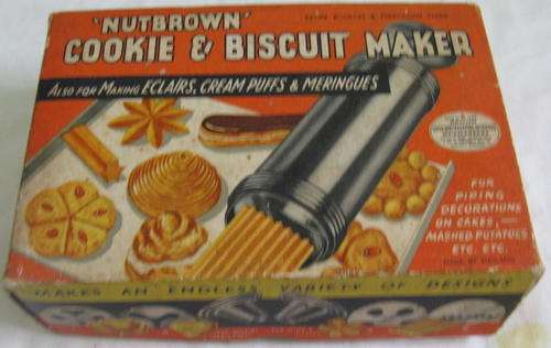 NUTBROWN : COOKIE & BISCUIT MAKER : IN ORIGINAL BOX WITH RECIPE LEAFLET