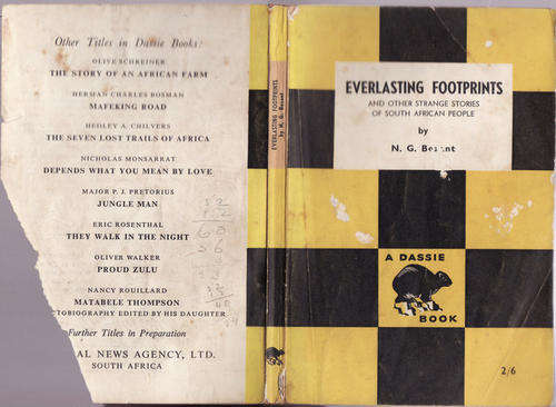A  DASSIE  BOOK:  EVERLASTING FOOTPRINT BY N.G.BEZANT :  PAPERBACK  (BOOK HAS GONE BROWN)