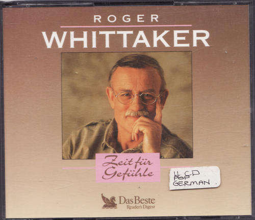 ROGER WHITTAKER : ZEIT FUR GEFUHLE : DAS BESTE (READER'S DIGEST) : CASE DAMAGED : 4 CD'S