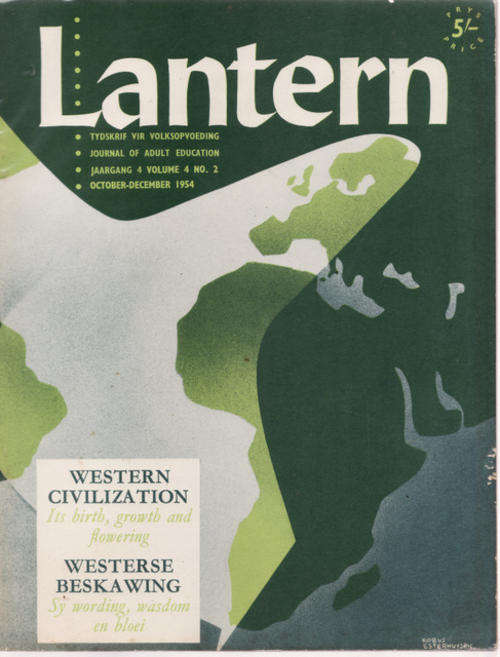 Lantern - Journal of Adult Education / Tydskrif vir Volksopvoeding - October 1954
