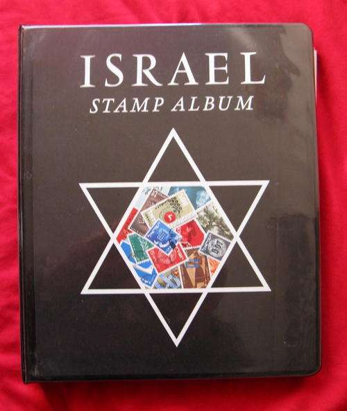 STANLEY GIBBONS : ISRAEL : STAMP ALBUM - NO STAMPS : **SOME RUST ON THE LAST PAGES**