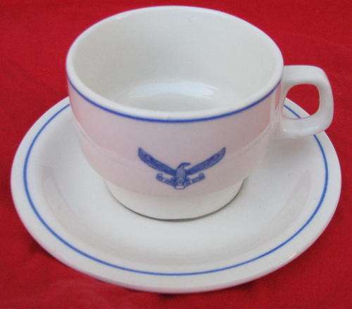 SA AIRFORCE : CUP & SAUCER : CONTINENTAL CHINA