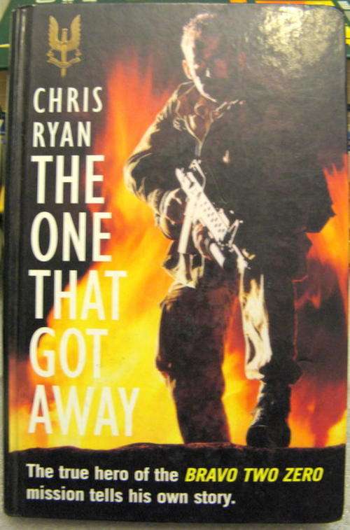 THE ONE  THAT GOT AWAY  BY CHRIS RYAN M.M  HARDCOVER  1995 THE BOOK HAS GONE BROWN