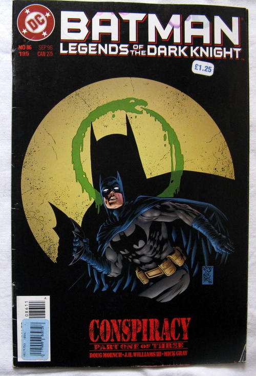 BATMAN : DC - NO 86 - SEP 96 : LEGENDS OF THE DARK KNIGHT - CONSPIRACY (PART 1 OF 3)