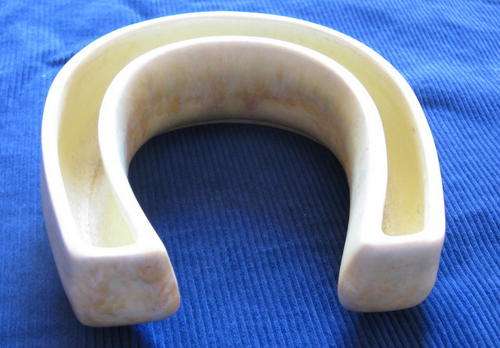 BESWICK ENGLAND HORSESHOE SHAPE VASE
