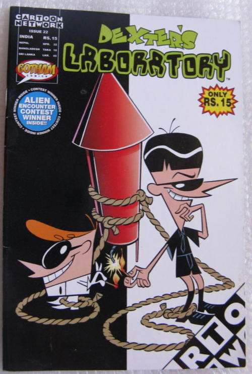 CARTOON NETWORK /GOTHAM COMICS : ISSUE 22 : DEXTER`S LABORATORY - MAN DARK, WOMAN DARKER